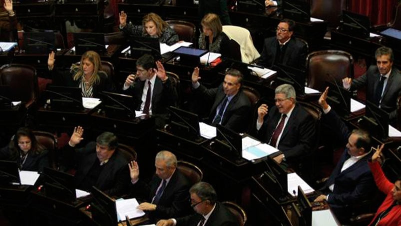 Todos los bloques del Senado apoyaron la iniciativa. Foto: DyN