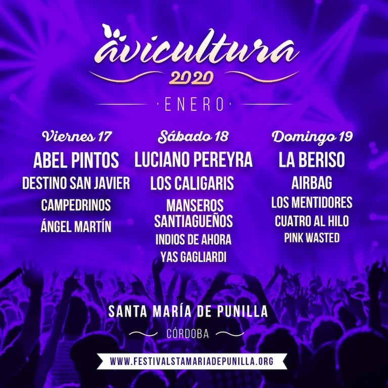 Todos los ganadores de entradas para El Festival de la Avicultura 2020