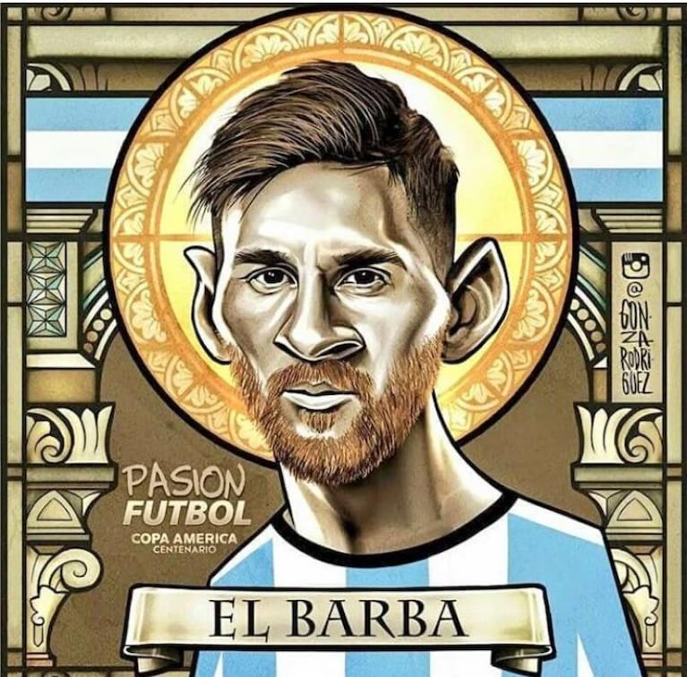 Todos se cuelgan de la barba de Messi