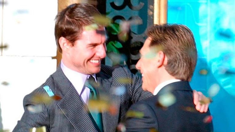 Tom Cruise “infraganti” con el líder de su religión