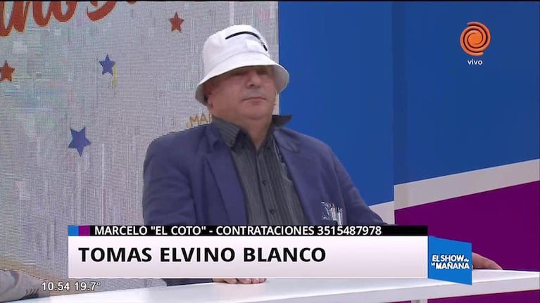 Tomás Elvino Blanco se puso las pilas