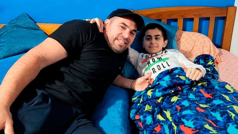 Tomás Mansilla estuvo 120 días en cama.