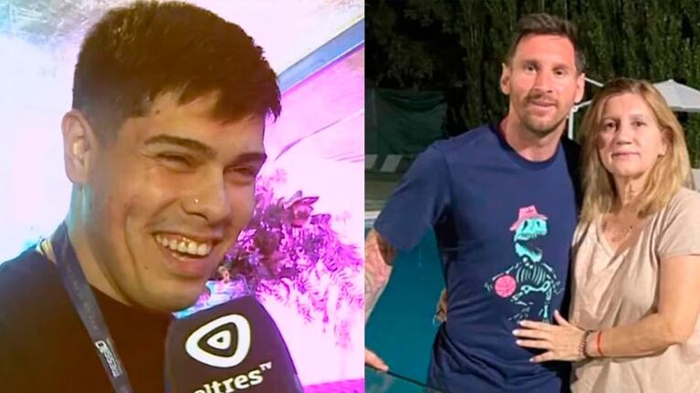 Tomás Messi y un mensaje a su abuela Celia.
