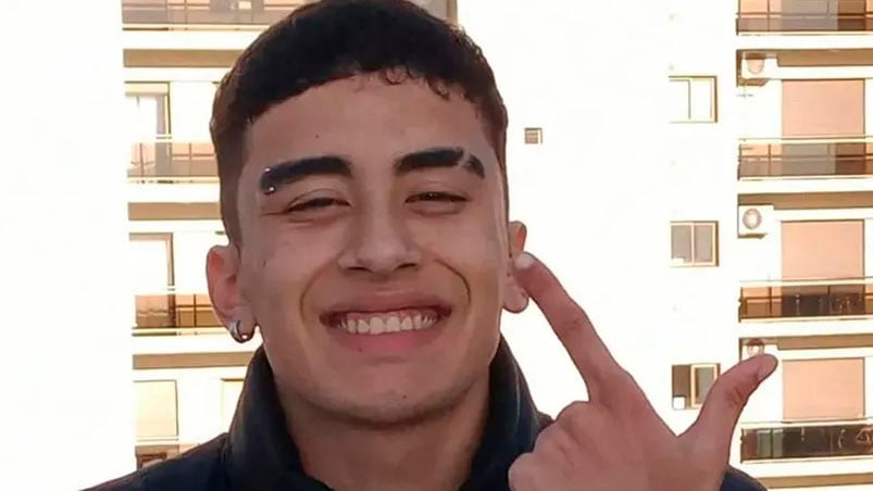 Tomás Ruidia, el chico de 18 años asesinado en Buenos Aires. 