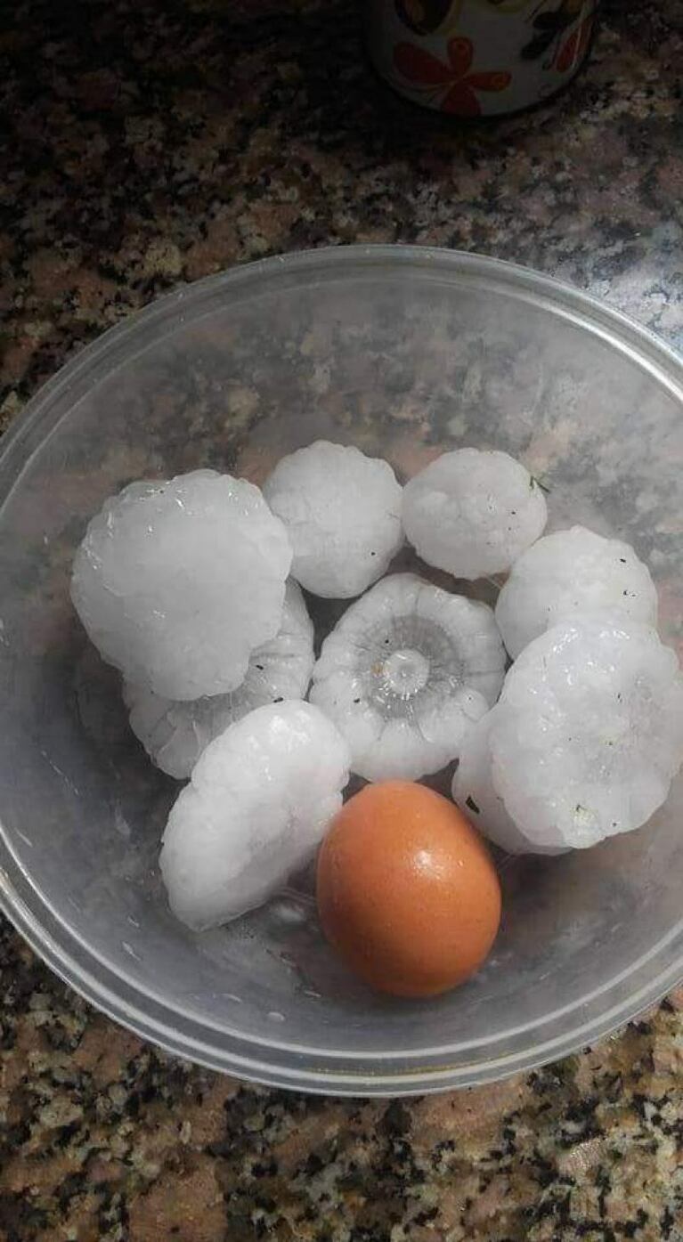 Tormenta de viento y granizo dej sin luz al sur de Crdoba antes de Navidad