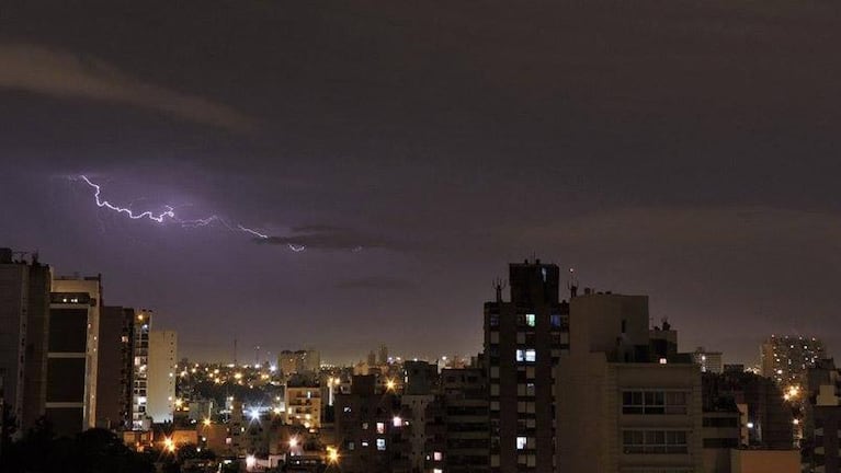 Tormenta eléctrica en Córdoba