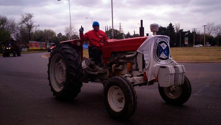 Tractorazo del campo en Córdoba