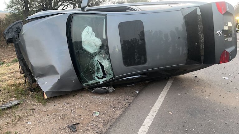 Tragedia: chocaron de frente a la salida de un balneario y un conductor murió