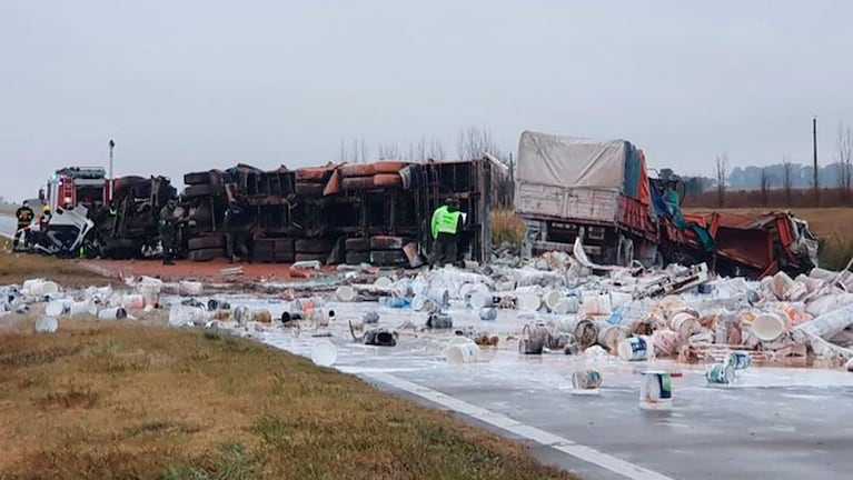 Tragedia en la Autopista Córdoba-Rosario.