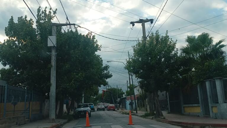 Tragedia en la calle Tilcara, en la zona sur de la ciudad.