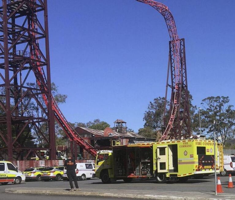 Tragedia en una montaña rusa