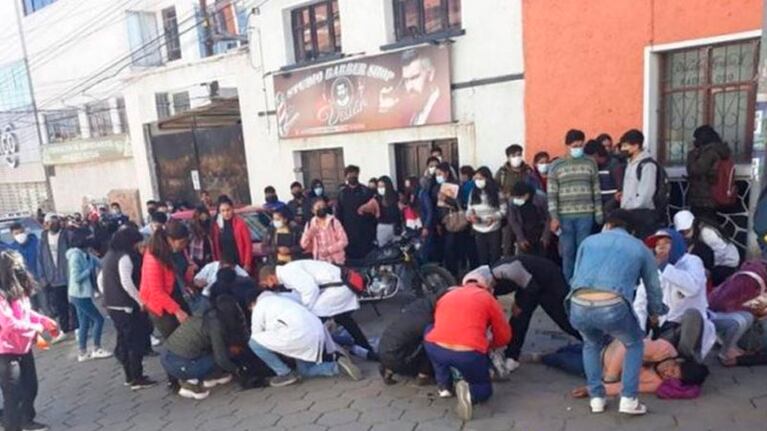 Tragedia en una universidad de la ciudad de Potosí.