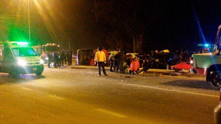 Trágico accidente en cadena en la Ruta 5: dos muertos