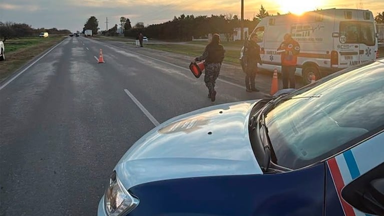 Trágico accidente en una ruta de Córdoba. Imagen: Radio Regional Las Varillas.