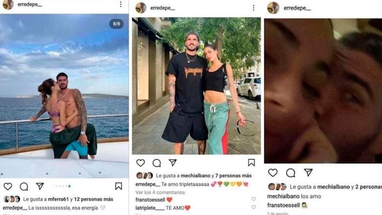 Traicionaron a De Paul y filtraron fotos inéditas con Tini de su cuenta privada