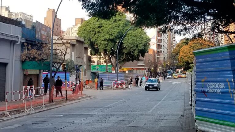 Tránsito habilitado en el sector afectado durante buena parte del sábado. (Foto: Franco Bossa/El Doce)