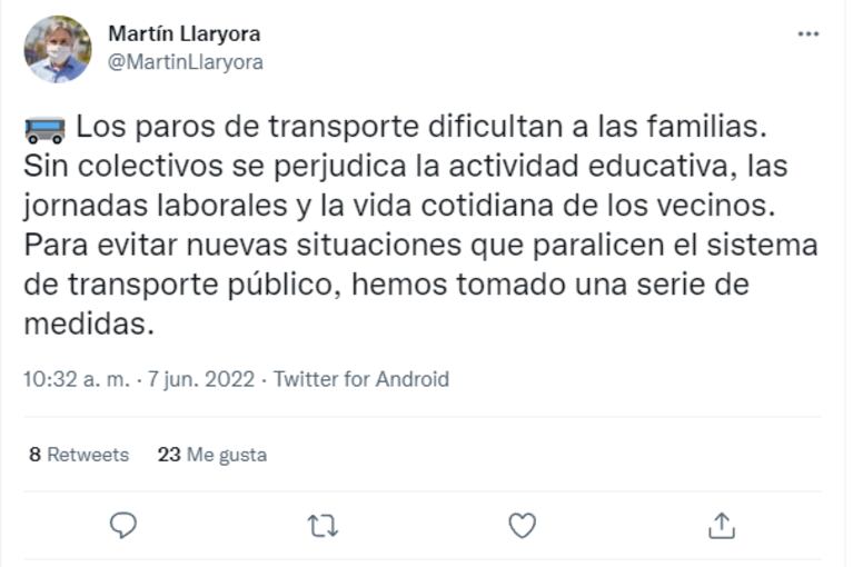 Transporte urbano: el municipio adelantó fondos y reclamó a la Nación el pago de subsidios