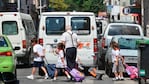 Transportistas escolares, uno de los sectores más golpeados por las restricciones.