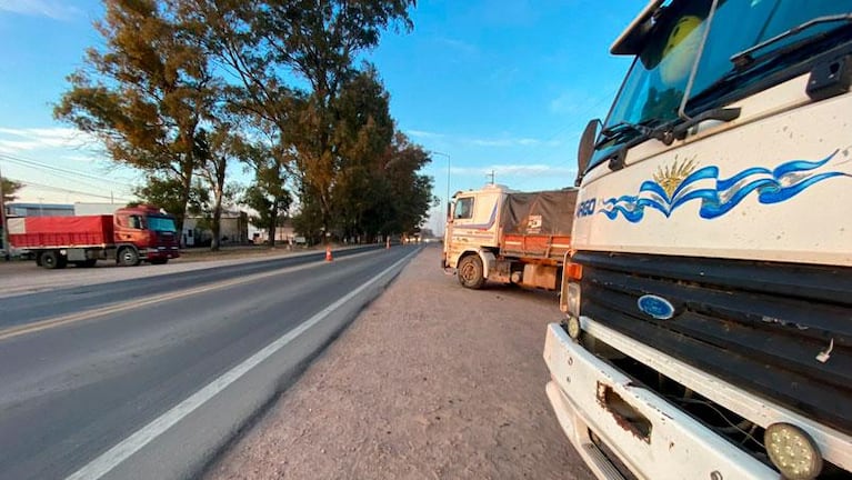 Transportistas protestan en Córdoba por la falta de gasoil