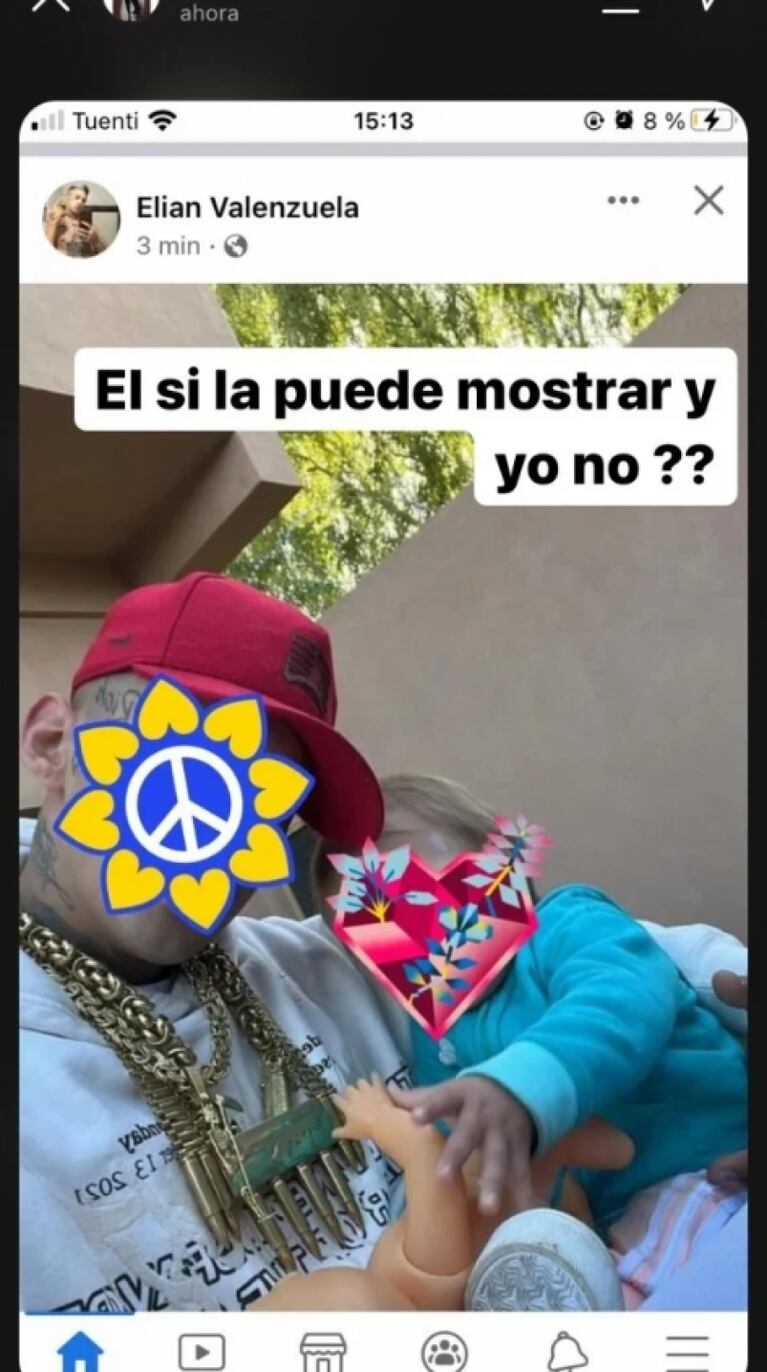 Tras la polémica por el bolsón de comida, Tamara Baez desafió a L-Gante por una foto