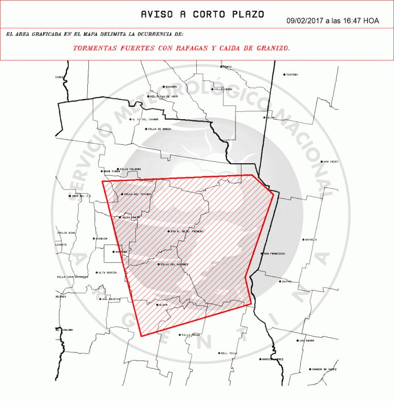 Tras las tormentas, sigue el alerta para Córdoba