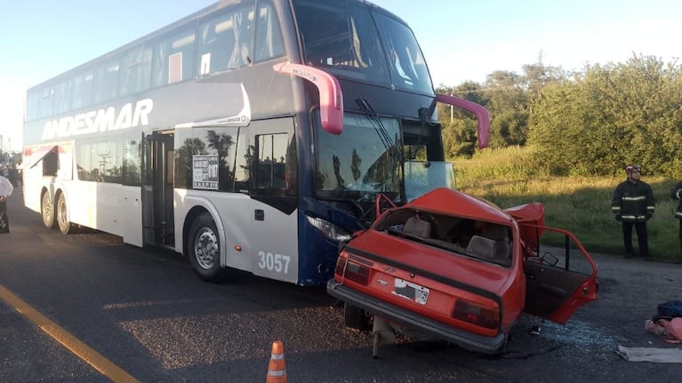 Tremendo accidente sobre el ingreso a Río Cuarto.