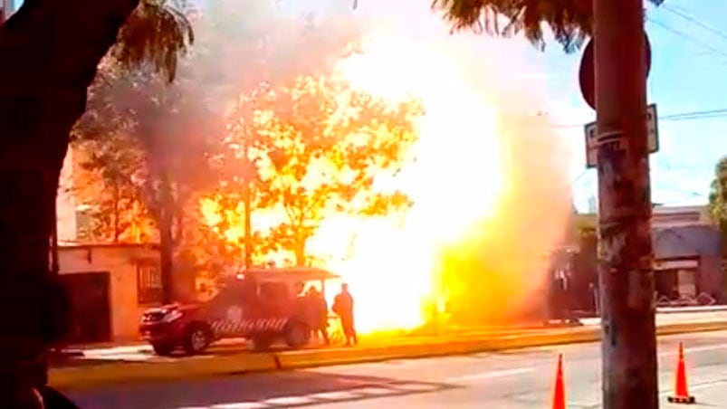 Tremendo susto vivieron vecinos de Alberdi.