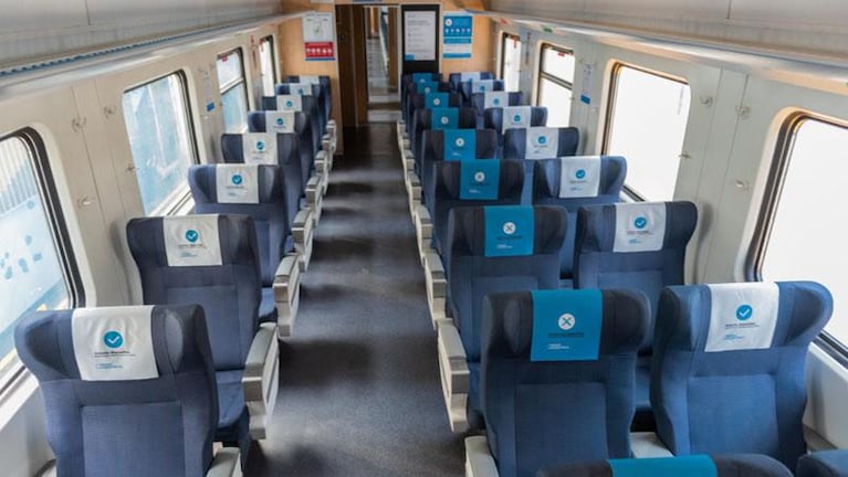 Tren Córdoba- Buenos Aires. 