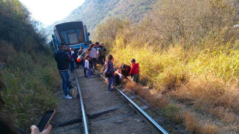 Tren de las sierras: se detuvo en pleno recorrido