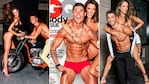 Tres de las fotos de Cristiano y Alessandra en la revista.