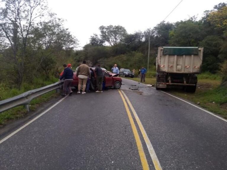 Tres heridos dejó un nuevo choque en la Ruta E-55