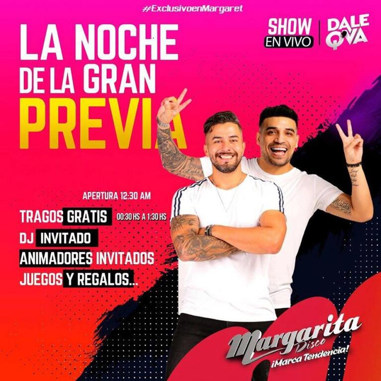 Tres noches a puro baile en Margarita Disco: participá por entradas