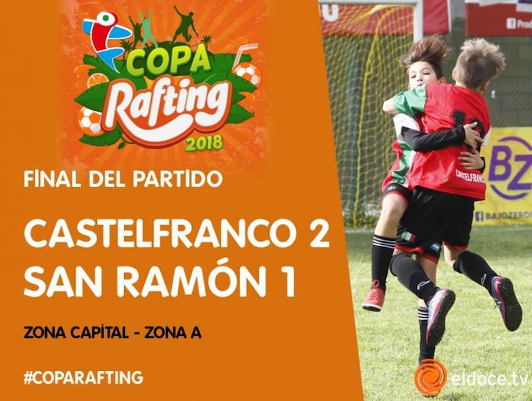 Tres partidazos en el Fútbol Infantil: Castelfranco clasificó a octavos