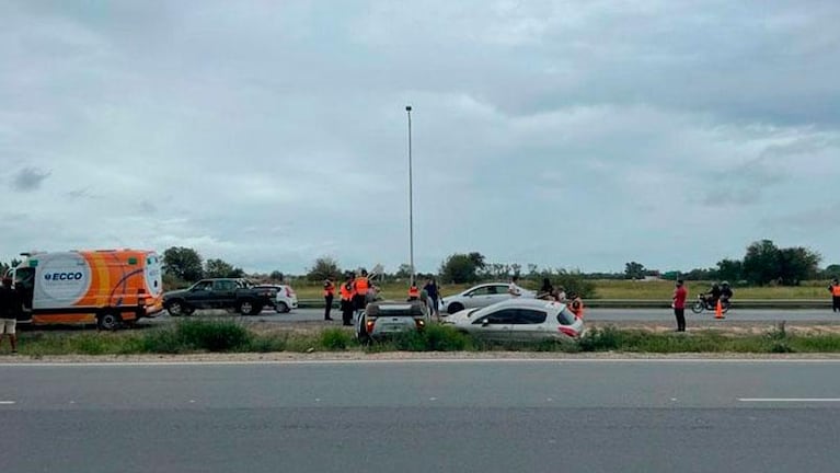 Triple choque en Circunvalación: denuncian que le robaron el celular a uno de los heridos