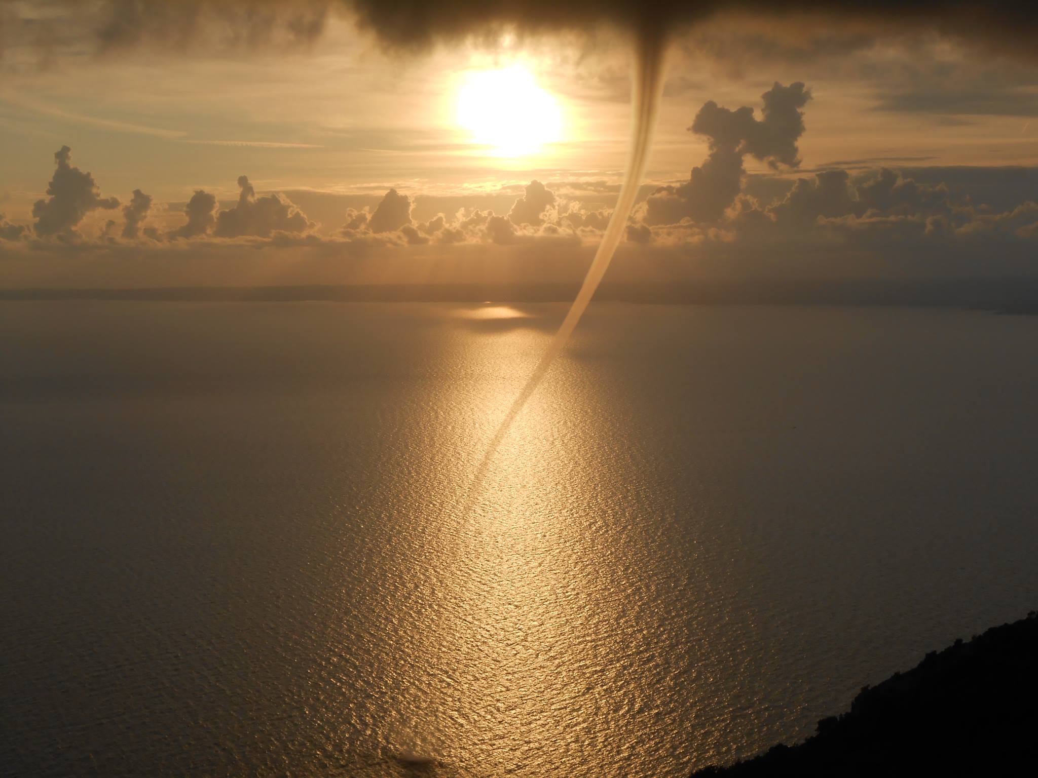 Tromba marina en Lubenice, Croacia. Foto: Ana Ricov.