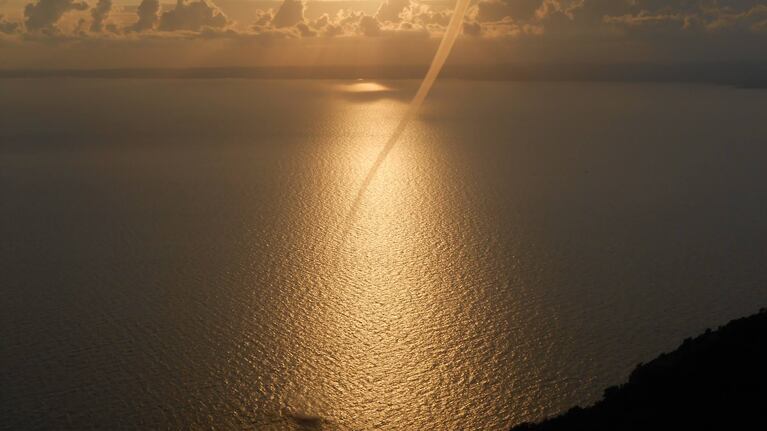 Tromba marina en Lubenice, Croacia. Foto: Ana Ricov.