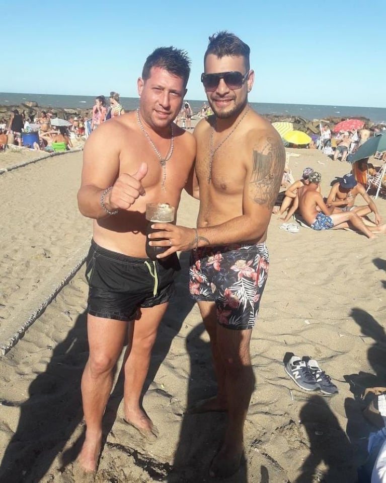 Trulalá disfrutó de la playa antes del show