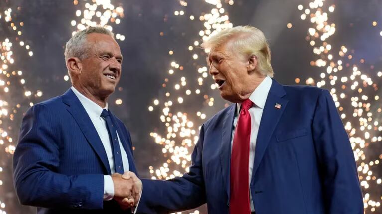 Trump agradeció el respaldo de Robert F. Kennedy Jr.