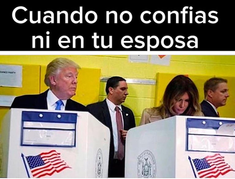 Trump espió a su esposa y otras perlitas de la votación