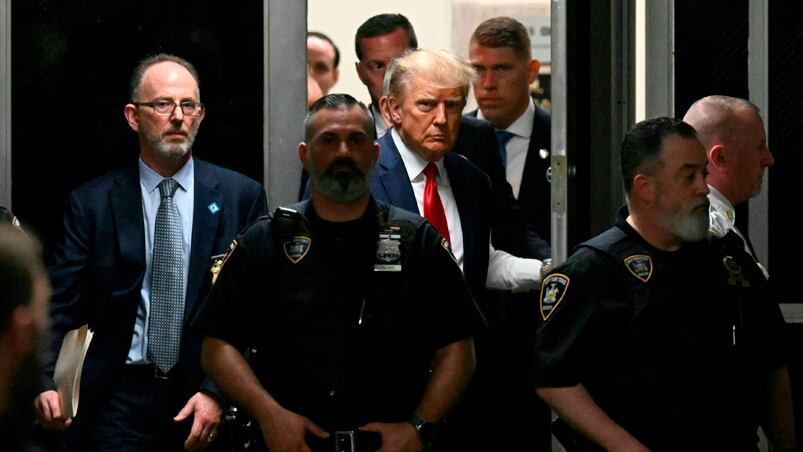 Trump está acusado de sobornar a una actriz porno. Foto: New York Magazine.