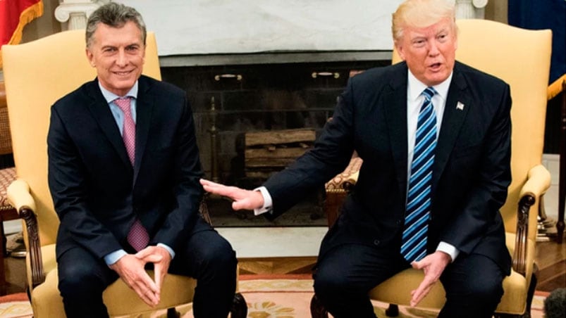 Trump puso a disposición de Macri sus aviones.