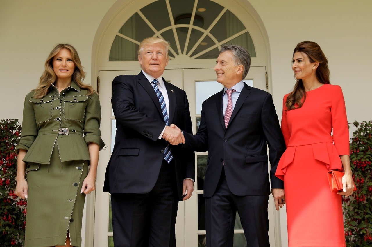 Trump recibió a Macri en la Casa Blanca. Foto: AP.