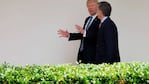 Trump recibió a Macri en la Casa Blanca. Foto: AP.