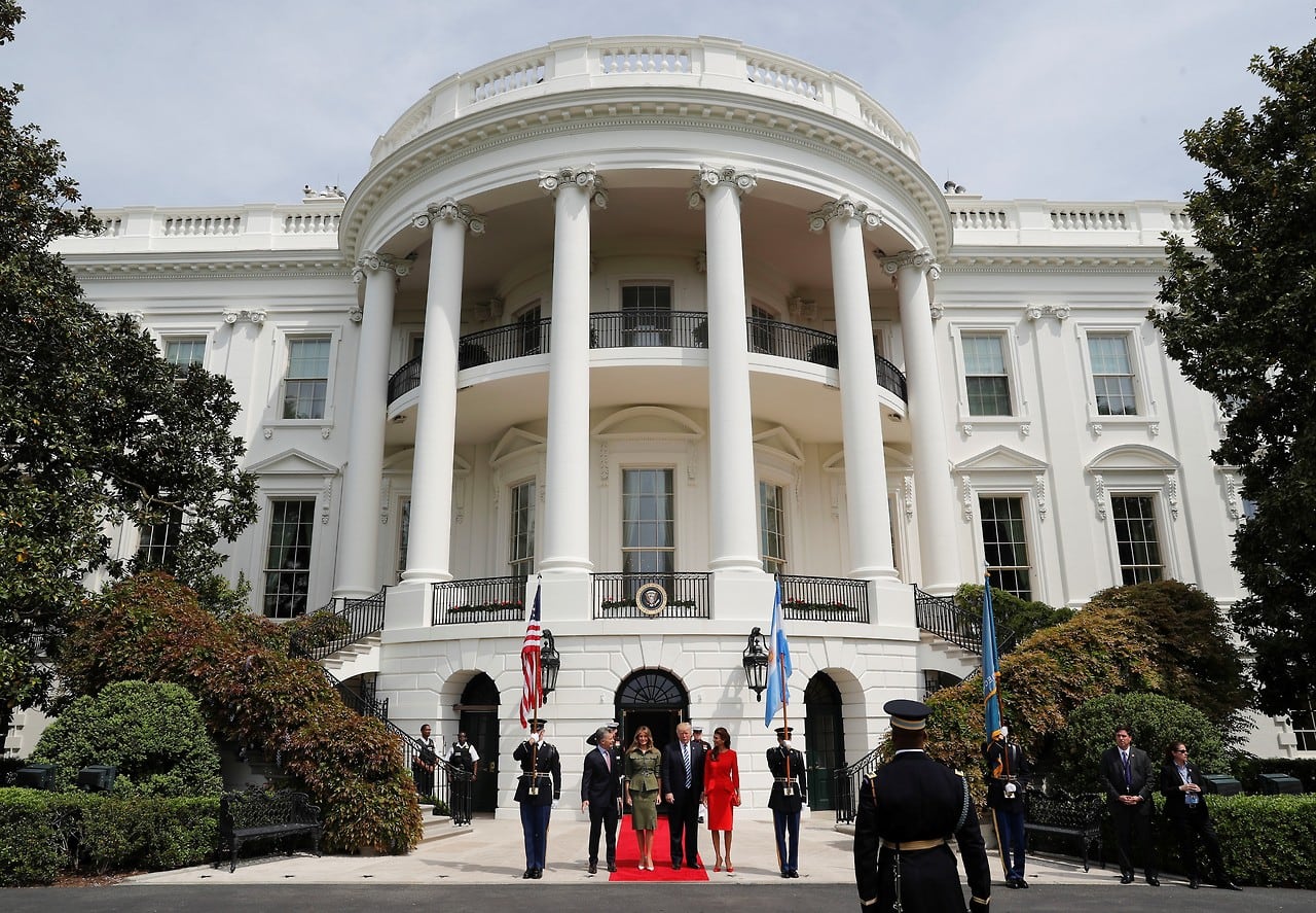 Trump recibió a Macri en la Casa Blanca. Foto: AP.