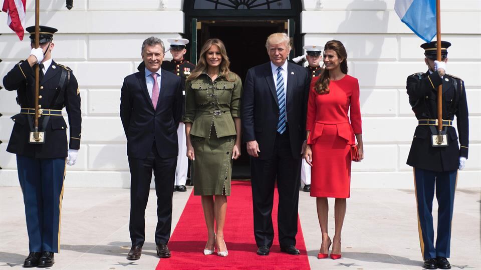 Trump recibió a Macri en la Casa Blanca. Foto: AP.