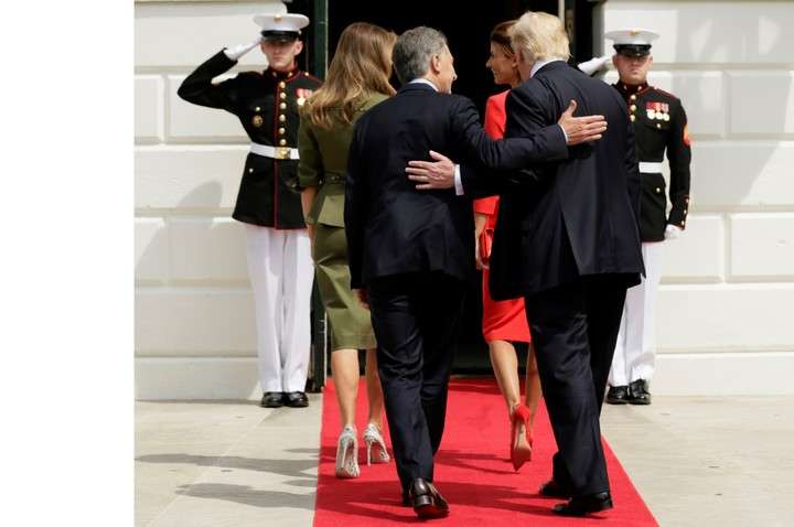 Trump recibió a Macri en la Casa Blanca. Foto: Reuters.