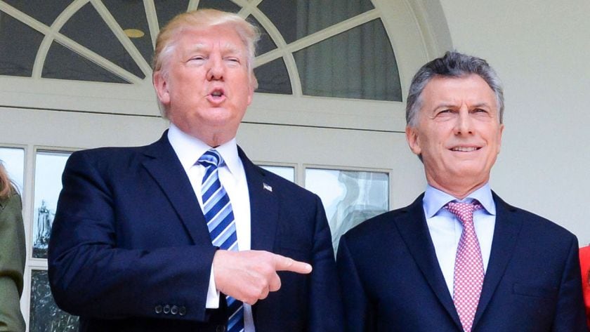 Trump y Macri se calificaron como "amigos".