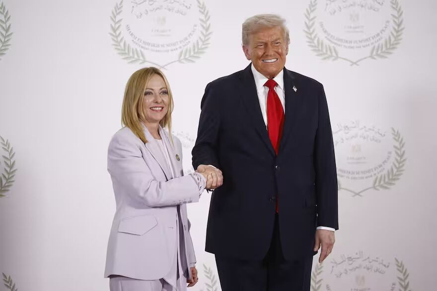 Trump y Meloni