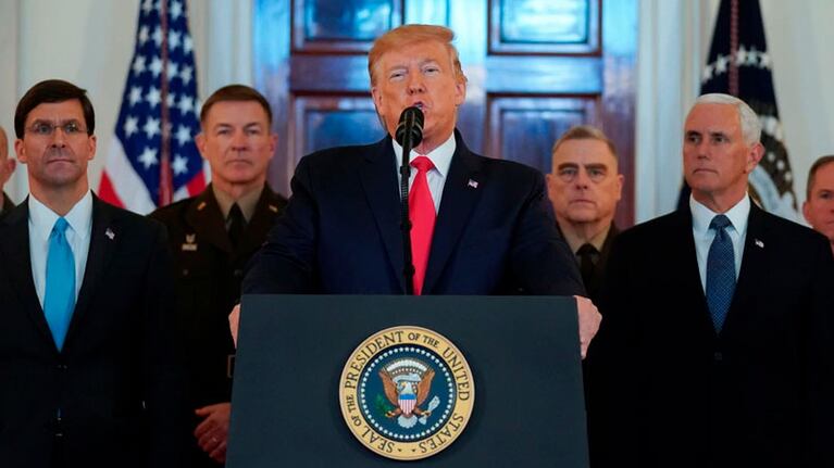 Trump y un mensaje de paz al mundo.