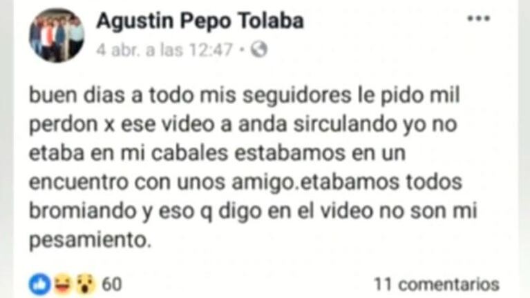 Tucumán: candidato a concejal prometía seguir robando y que siga la droga